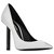 saint laurent Pumps Tower 110 in satin with crystalline Yves Saint Laurent White  ref.125028