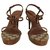 Gucci Sandals Light brown Leather Wood  ref.125041