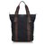 Tote bag in nylon nero GG Web Gucci Multicolore Pelle Panno  ref.125069