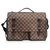 Louis Vuitton Brown Damier Ebene Broadway Leather Cloth  ref.125131