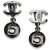 Chanel Silver CC No. 5 Drop Earrings Silvery Metal  ref.125320