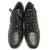 CHANEL BASKETS MEN IN LEATHER CALF SIZE 41 . NEW & NEVER USED !!! Black  ref.125333