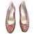Chanel Zapatillas de ballet Rosa Cueros exoticos  ref.125344