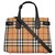 BURBERRY The Small Banner in Vintage Check and Leather SAC BORSA Multiple colors Cotton  ref.125430