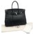 Hermès HERMES BIRKIN 35 in Black Togo with PHW Leather  ref.125494