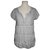 Odd Molly Tunic with lace Grey Cotton  ref.125497