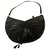 Anya Hindmarch Half moon bag Black Leather  ref.125516
