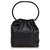 Gucci Black Leather Ring Handle Shoulder Bag  ref.125537