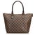 Louis Vuitton Brown Damier Ebene Saleya MM Leather Cloth  ref.125554