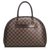 Louis Vuitton Brown Damier Ebene Nolita Leather Cloth  ref.125574