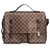 Louis Vuitton Brown Damier Ebene Broadway Leather Cloth  ref.125589