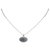 Hermès Hermes Silver Silver Eclipse Pendant Necklace Silvery Metal  ref.125597