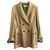 Dries Van Noten Coats, Outerwear Beige Wool  ref.125678