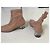 Botas Zara beige con tacón de plexiglass - vista 3