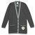 Chanel CASHEMERE MARINIERE FR38 Dark grey Silk Cotton Cashmere  ref.125721