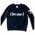 Chanel 2013 Felpa blu in edizione limitata natalizia Cotone  ref.125762