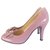 Fendi Heels Pink Leather  ref.125805