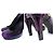 Décolleté con plateau Gucci Barclay in pelle viola 36 Porpora - vista 5