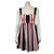 Dolce & Gabbana Striped mini dress Cotton  ref.125845