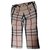 Burberry Pantalons Coton Beige  ref.125926