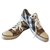 Burberry Sneakers Brown Cloth  ref.125935