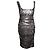 Nicole Miller Elegantes Kleid aus Metall mit Pailletten