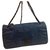 Chanel Bolsas Azul Pele de cordeiro  ref.126044