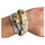 Christian Dior Bracelets Silvery Leather  ref.126051