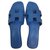 Hermès ORAN EPSOM BLUE Azul Couro  ref.126067