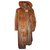 Autre Marque Coat of Mink Brown Fur  ref.126154