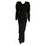 Vestido largo de lana Comme des Garcons Negro  ref.126173