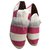 L'F Shoes Luxury Leather espadrillas Pink  ref.126189