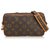Louis Vuitton Brown Monogram Marly Bandouliere Leather Cloth  ref.126298