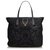 Gucci Black Brocade Leather Stirrup Tote Bag  ref.126322