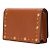 Portafoglio Pandora in pelle marrone con borchie e catena Givenchy - vista 2