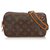 Louis Vuitton Brown Monogram Marly Bandouliere Leather Cloth  ref.126344