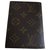 Louis Vuitton Capa de notebook pequeno Marrom Couro  ref.126391