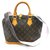 Louis Vuitton ALMA MONOGRAM + BANDOULIERE Brown Pink Leather  ref.126429
