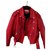 Balenciaga red biker size 38 Leather  ref.126431