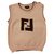Fendi T-shirts Coton Beige  ref.126443