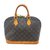 Louis Vuitton ALMA MONOGRAM Brown Leather  ref.126444