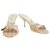 NWOTB Christian Dior White Pink monogram canvas Mules Sandals Heels Shoes 38,5 Denim  ref.126611