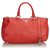 Prada vermelha Vitello Daino bolsa de couro Vermelho  ref.126690
