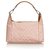 Gucci Pink GG Jacquard Handbag Brown Leather Cloth  ref.126705