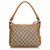 Gucci Brown GG Canvas Shoulder Bag Leather Cloth Cloth  ref.126709