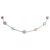 Chanel Silver Beaded Necklace Silvery Multiple colors Metal Plastic  ref.126731