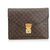Monogramm-Porte Louis Vuittons Brown dokumentiert Senateur Braun Leinwand  ref.126747