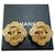 Chanel Clip-on Vintage CC Golden Yellow gold  ref.126783