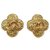 Chanel Clip-on Vintage CC Golden Yellow gold  ref.126784