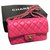 Chanel Hot Pink Mini rechteckige Tasche Leder  ref.126841